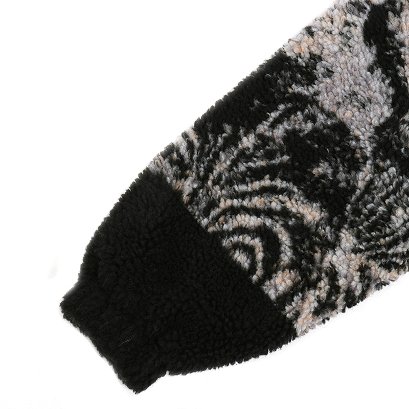 animal print fleece jacket